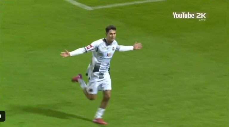 Видео/ Поранешниот играч од средниот ред на Скендербег постигна гол против Динамо Загреб во првенството