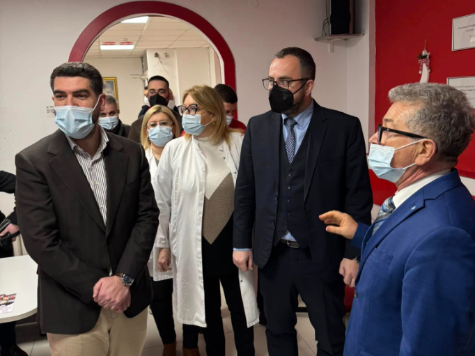 Директорот на Институтот за трансфузиологија Амир Елези го посети министерот за внатрешни работи Панче Тошковски