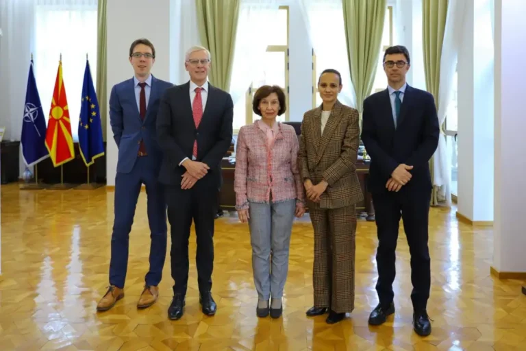 Претседателката Силјановска ги прими претставниците на мисијата на ММФ на средба