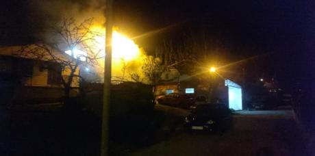 ВИДЕО: Пожар вечерва во скопско Драчево