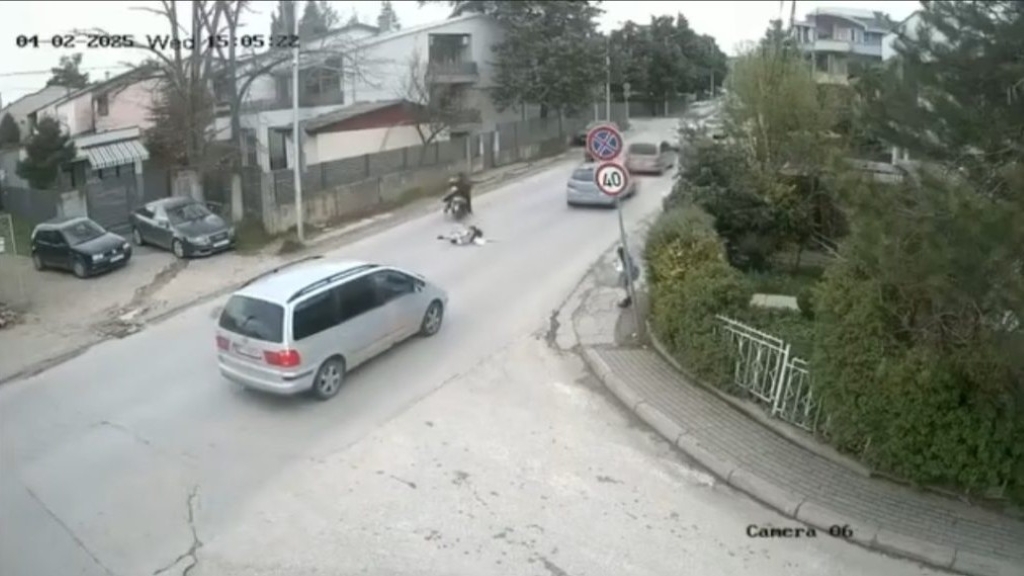 (ВИДЕО)Лишен и задржан во Полициска станица возачот кој со мопед удри дете и избега, ќе биде поднесена кривична пријава