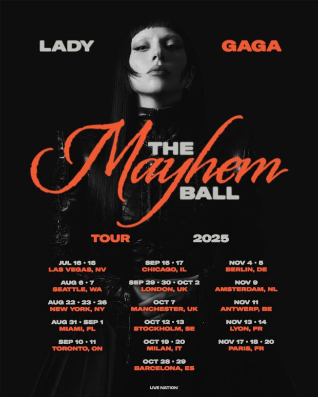 Лејди Гага најавува спектакуларна турнеја „The Mayhem Ball“ – Европа на нозе! (Фото)